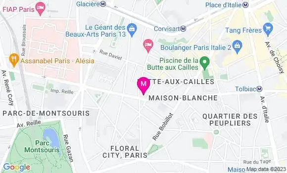 Localisation Restaurant  Le Circus
