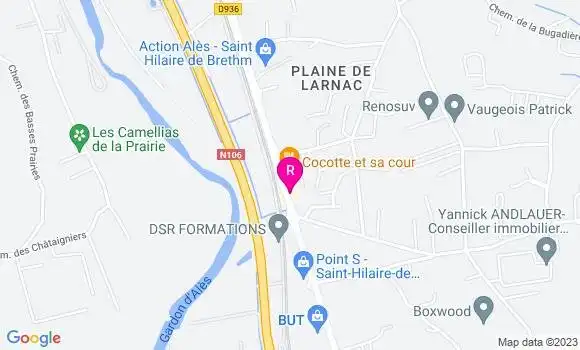 Localisation Restaurant  Le Detour