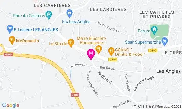 Localisation Restaurant  Chez Cécile
