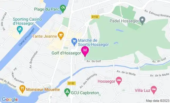 Localisation Restaurant  Golf d