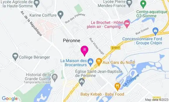 Localisation Restaurant  Marie