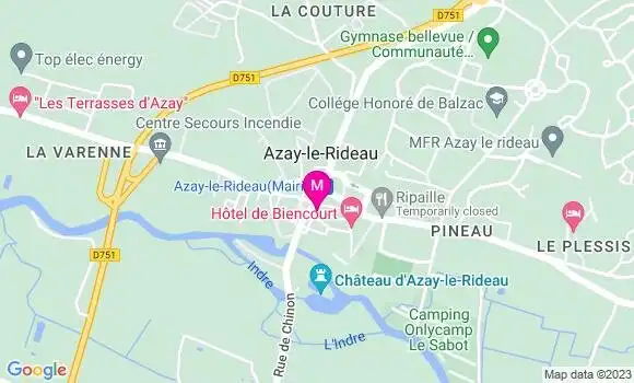 Localisation Restaurant  Le Boudoir