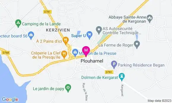 Localisation Restaurant  La Pêche à la Turlutte