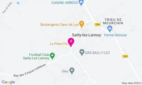 Localisation Restaurant  Le Point Fix