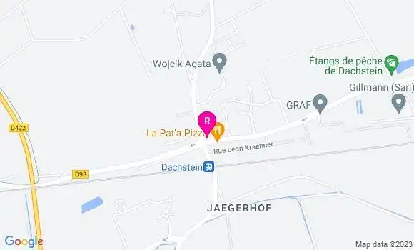 Localisation Restaurant de la Gare