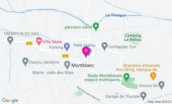 Localisation Restaurant  Café de France