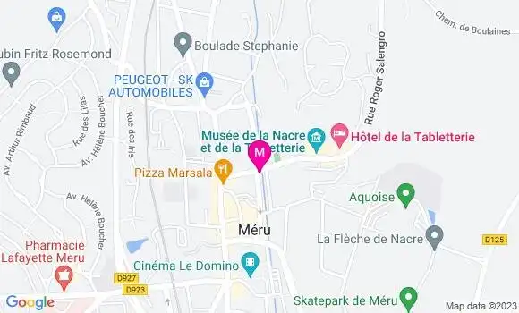 Localisation Pizzeria Chrono Pizza