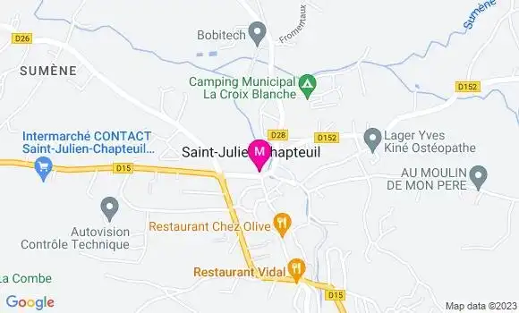 Localisation Restaurant  L