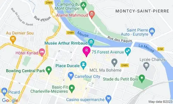 Localisation Restaurant Bar Le Come Back