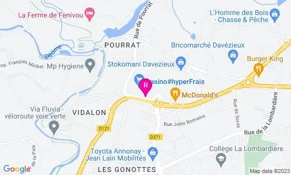 Localisation Restaurant  A la Bonne Heure