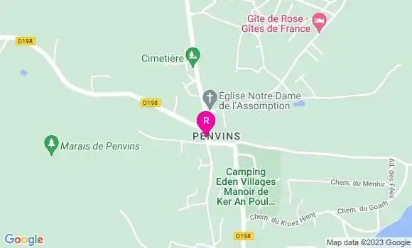 Localisation Crêperie Les Bigoudens