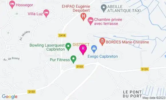 Localisation Restaurant  District