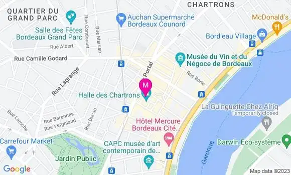 Localisation Le Bistrot des Anges