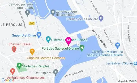 Localisation Restaurant  La Cambuse d