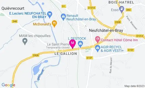Localisation Restaurant  Le Saint Pierre