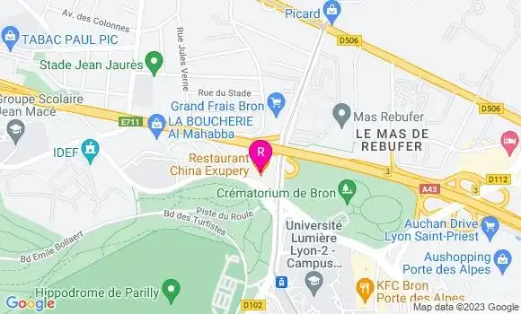 Localisation Restaurant  191 Burgers