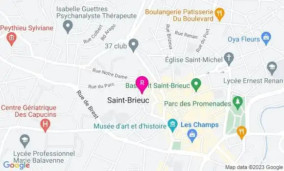 Localisation Restaurant  L