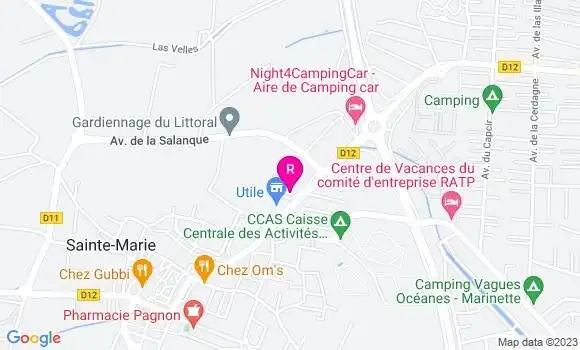 Localisation Restaurant  L