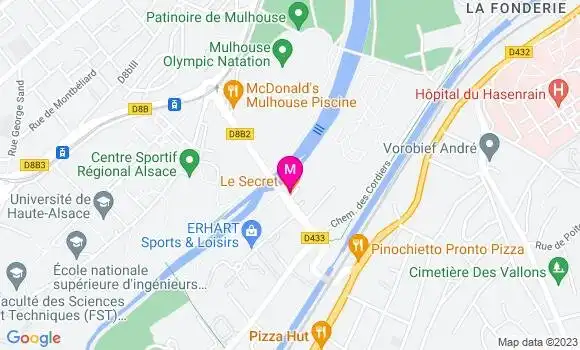 Localisation Restaurant  Le Secret
