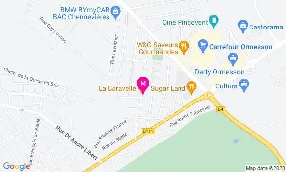 Localisation Restaurant  La Caravelle