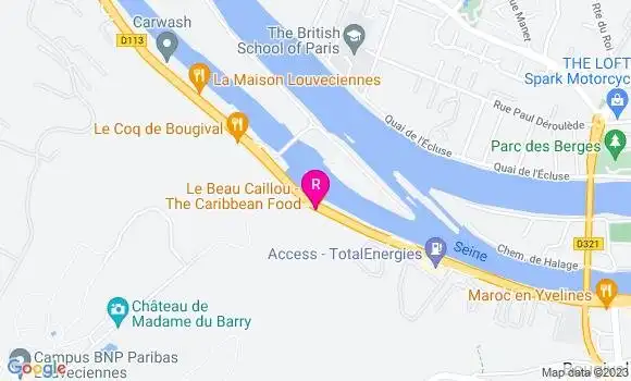 Localisation Restaurant  Le Beau Caillou
