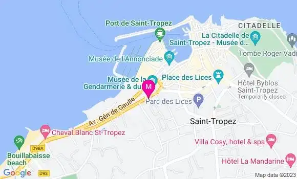 Localisation Restaurant  La Riviera