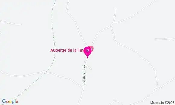 Localisation Auberge de la Faye