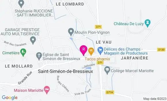 Localisation Restaurant  L
