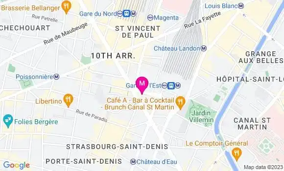Localisation Le Bistrot Lorrain