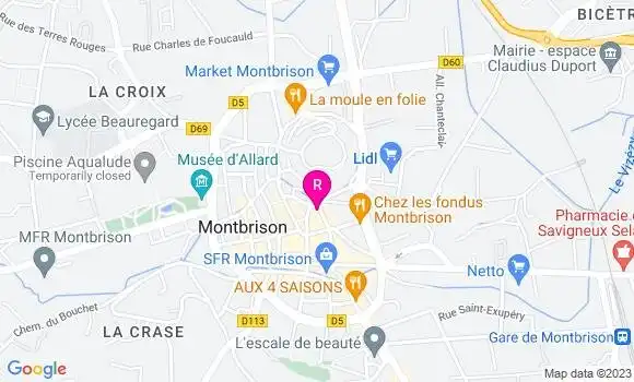 Localisation Restaurant  Mise en Scène