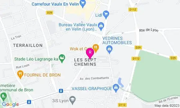 Localisation Restaurant  L