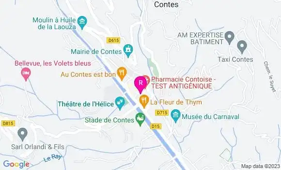 Localisation Restaurant  Le Saloon
