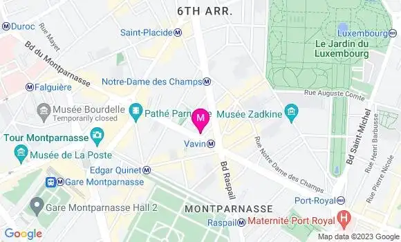 Localisation Restaurant  Le Select