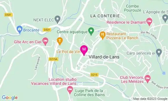 Localisation Restaurant  Le Pot de Vin