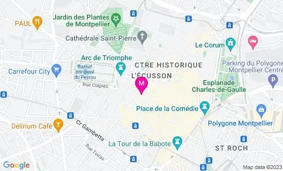 Localisation Restaurant  La Fine Mouche