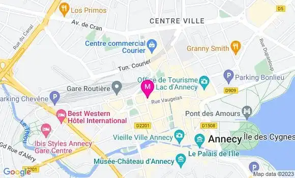 Localisation Brasserie Brunet