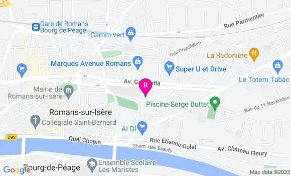 Localisation Restaurant  La Villa Margot