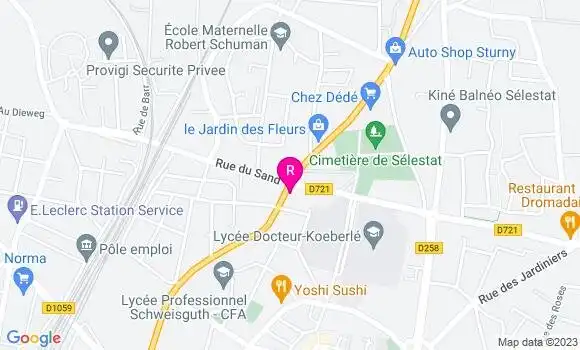 Localisation Restaurant  Le Couvert