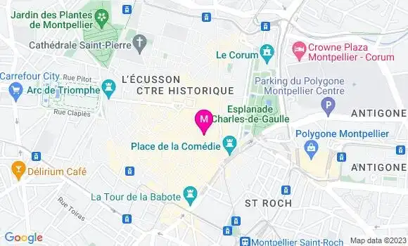 Localisation Restaurant  Georges Café
