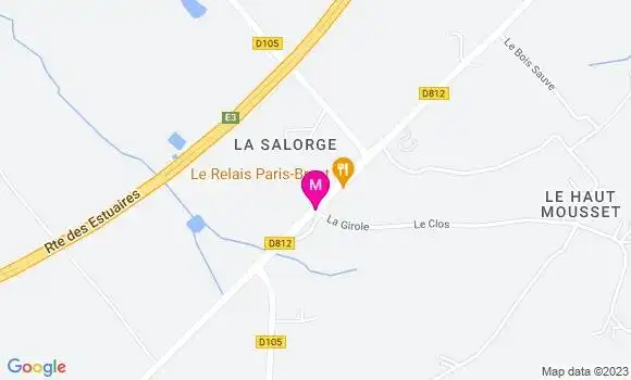 Localisation Restaurant  Le Relais Paris Brest