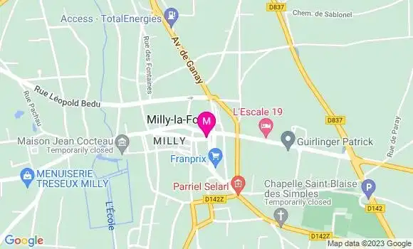 Localisation Milly Sushi