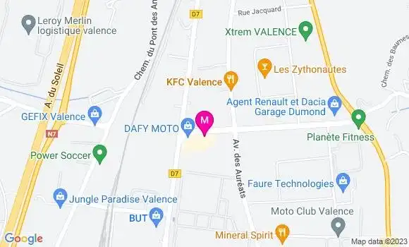 Localisation Restaurant des Mourettes