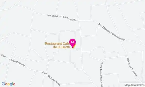 Localisation Restaurant  Café de la Harth