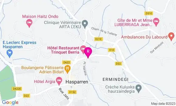 Localisation Restaurant  Hordago