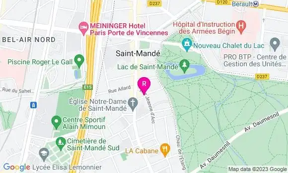 Localisation Restaurant  Chez Marcel