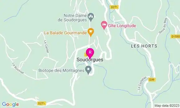 Localisation Café La Balade Gourmande