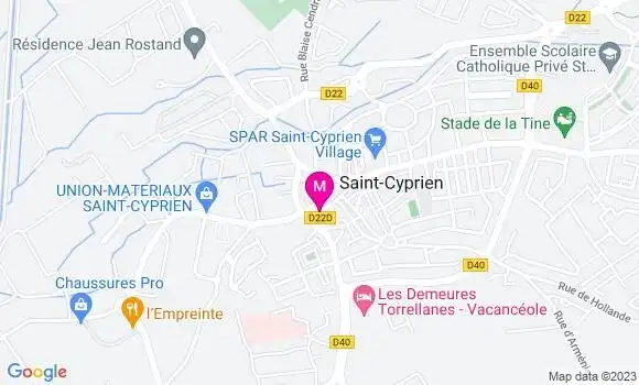Localisation Restaurant  L