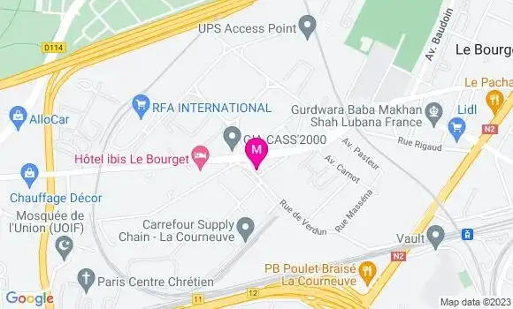 Localisation Restaurant  Le Rallye