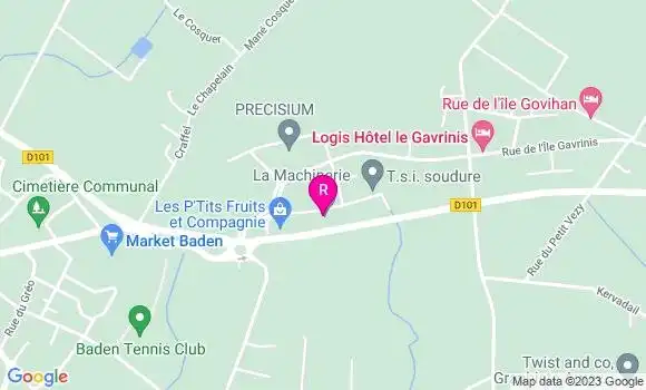 Localisation Café La Cantine du Captain
