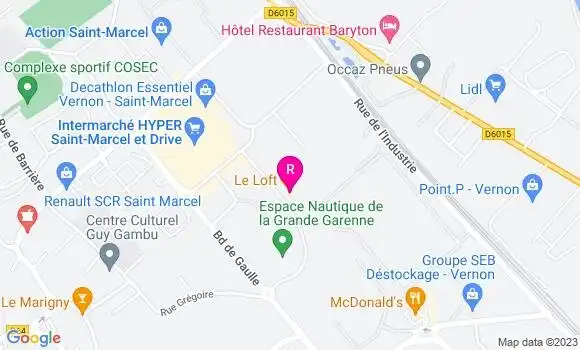 Localisation Restaurant  Le Loft